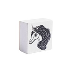 Amazing Choice 圖案木製印章 手帳裝飾 A套組, 1套, 黑色