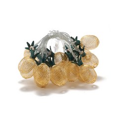 Viva Cell 鳳梨 LED 燈泡 電池式 20燈 3m, 混合色, 1個