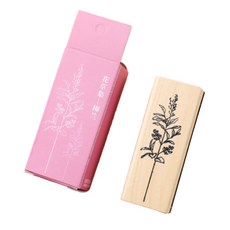 Mazing Choice 木製圖案印章 A套組, 1套, 紅色