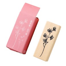 Mazing Choice 木製圖案印章 E套組, 1套, 紅色