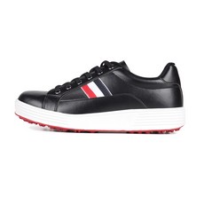 넥스트큐 럭스골프 여성용 티마크 스파이크리스 극세사 가죽 수제 골프화 NQ129