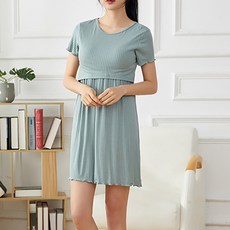 알럽홈 골지 모달 수유원피스