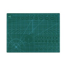 큐브라운드 컷팅 데스크 매트 A2, 초록