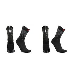 籃球運動中筒襪 2雙, 01黑色