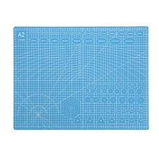 큐브라운드 컷팅 데스크 매트 A2, 파랑