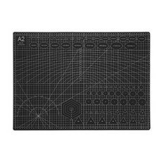 큐브라운드 컷팅 데스크 매트 A2, 검정