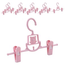 센스이따 조절가능 바지걸이, 05 올 핑크, 10개