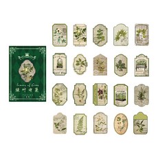 메이징초이스 레트로 고전 다꾸 스티커 20종 x 3p 세트, C, 1세트