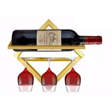 For You Million酒架酒杯掛勾, 金黃色, 1個