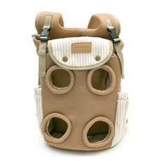 AMYLOVESPET 狗 narani 前袋, 條紋象牙白