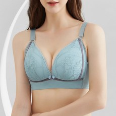 蕾絲前扣式哺乳內衣