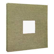 Dorim 黏貼式相簿, 02 綠色, 20張