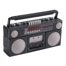 除夕娜娜復古微型 DIY 廣播道具 3, 黑色