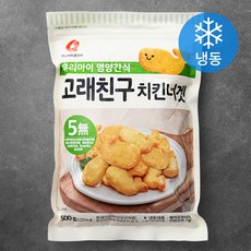 마니커에프앤지 고래친구 치킨너겟 (냉동), 1개, 500g