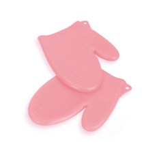矽膠迷你烤箱手套 M192, 2個, 粉色的