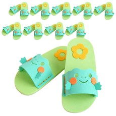 민화샵 EVA 슬리퍼 만들기, 10개, 개구리