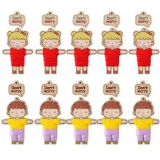 minhwashop 解憂娃娃製作2件組, 5套, 女孩, 男孩