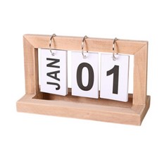 Goodzticks室內桌上型月曆, 1個, 米色