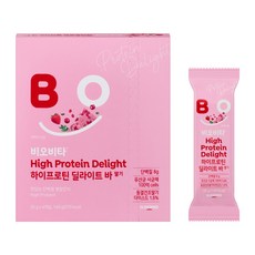 비오비타 일동제약 하이프로틴 딜라이트 바 딸기 4p, 140g, 1개
