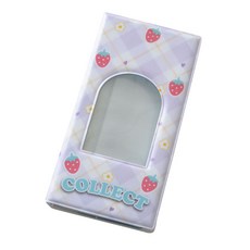 베러바이즈 네컷사진 포토 바인더 씰 스티커 파스텔톤 앨범, 04 퍼플스트로베리, 32매