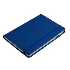 Allsell 辦公室 100頁 皮革手帳, 藍色, 1個