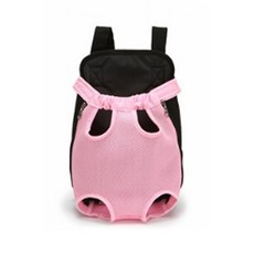 메이크포 강아지 포대기 산책 가방, 핑크, 1개