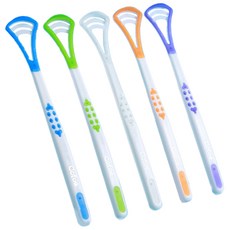 Cofoe 設計 L 各種顏色的舌頭清潔器隨機發貨 5 件套, 1套