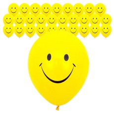 Sempertex 微笑氣球 30cm, 30個, 黃色