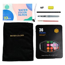 Life Qual Up 水彩顏料 黑色, 36色