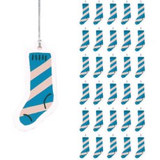 條紋襪子標籤, 100個, 混合顏色