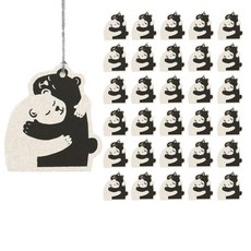 擁抱熊吊牌, 100個, 混合顏色