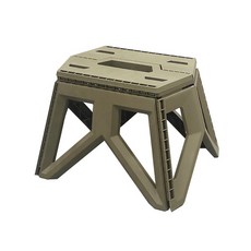 진영컴퍼니 캠핑용 접이식 의자, 1개, 카키