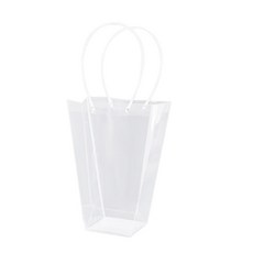 삼각별 PVC 꽃포장 쇼핑백 10p, 투명