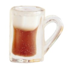 正月Nana啤酒杯 迷你, 1個, 棕色
