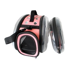 Rata貓咪透明外出包, 粉色