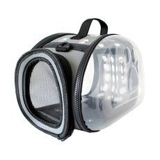 Rata貓咪透明外出包, 灰色