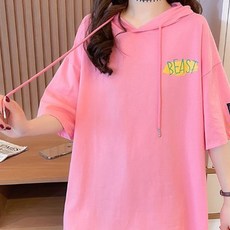 MEICHEL Beast 短袖印花連帽T恤 00757