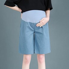 大尺碼 夏季舒適清爽休閒孕婦短褲