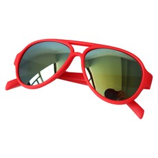 正月Nana生日派對紀念日Insia唇彩太陽眼鏡, 紅色, 1個