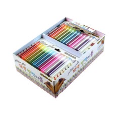 12色閃亮膠, 12套, 混合顏色