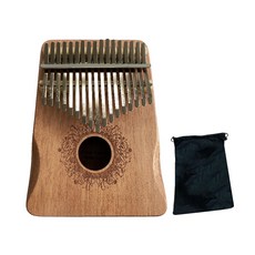 Abbes 桃花心木 17 比例花園卡林巴+小袋套組