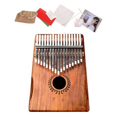 Abes桃花心木月桂冠卡林巴琴+組成品6件組