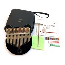 Aves 全息圖透明黑熊 Kalimba+小袋套組