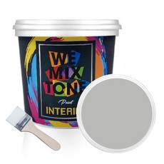 WEMIXTONE INTERIOR 수성 페인트 1L + 붓, WMT0015P01 + 랜덤 발송, 1세트