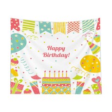 페이토 해피니스 파티 배경 천 현수막, T07