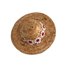 바이담수미 반려동물 스몰 데이지 밀짚모자, 레드, 1개