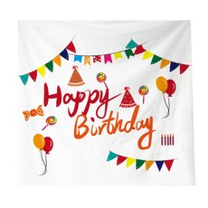 셀레네 해피 레이아웃 생일파티 배너, A07