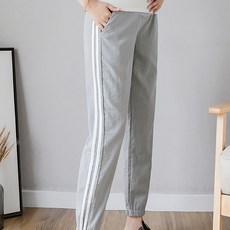 I Love Home 孕婦用側邊線條褲