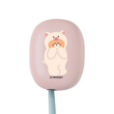 TRYCOZY 小熊圖案 UVC LED 迷你便攜式牙刷清潔器 STB-022, 豬