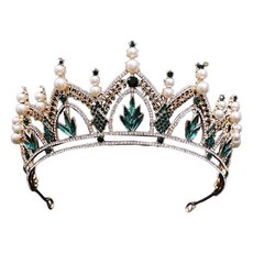 自助婚紗 公主皇冠 aie311, 1個, 綠色